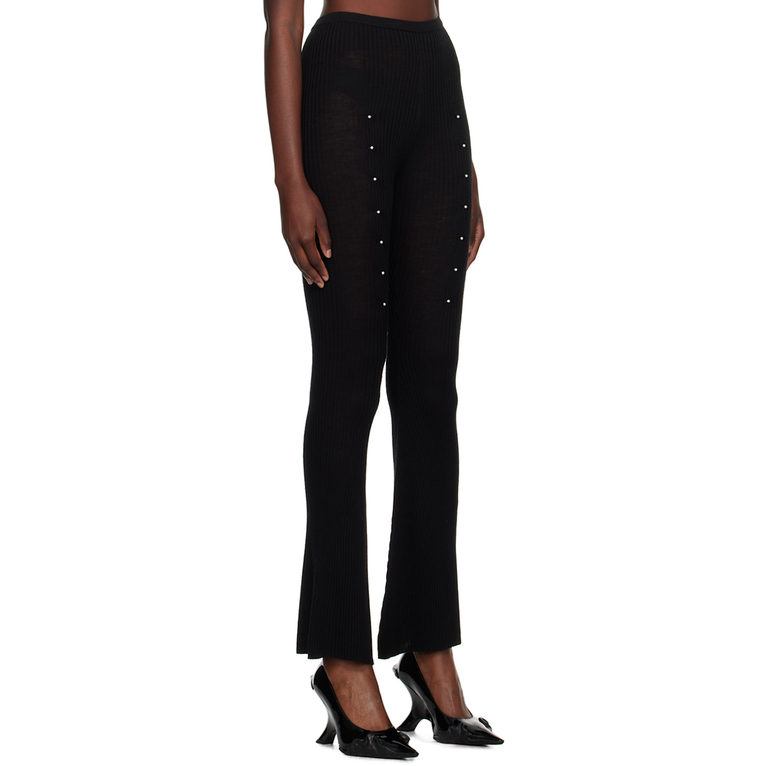  Rui Black Flared Lounge Pants 