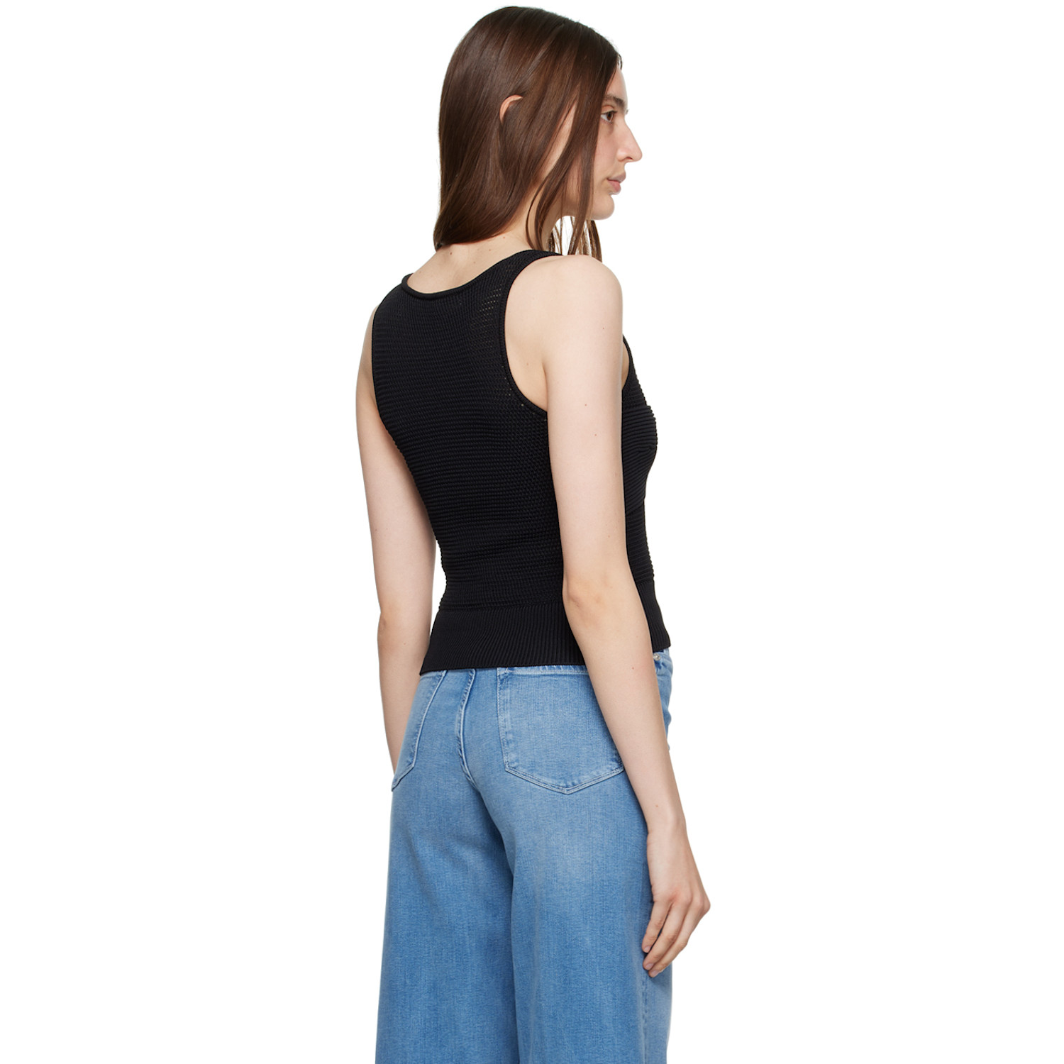  Frame Black Scoop Neck Tank Top 