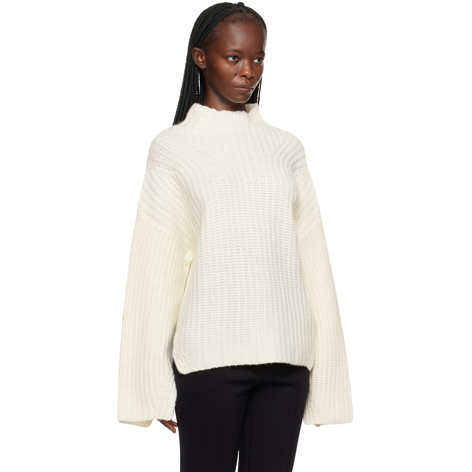  Loulou De Saison Off-white Bera Turtleneck 