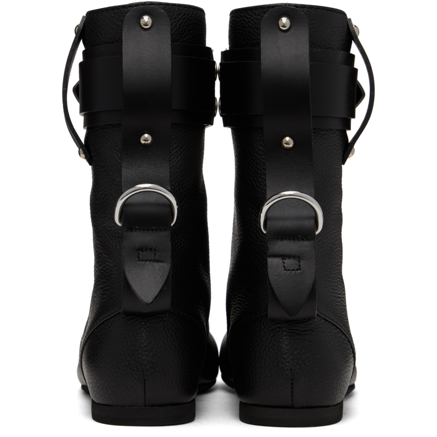  Jw Anderson Black Padlock Ankle Boots 