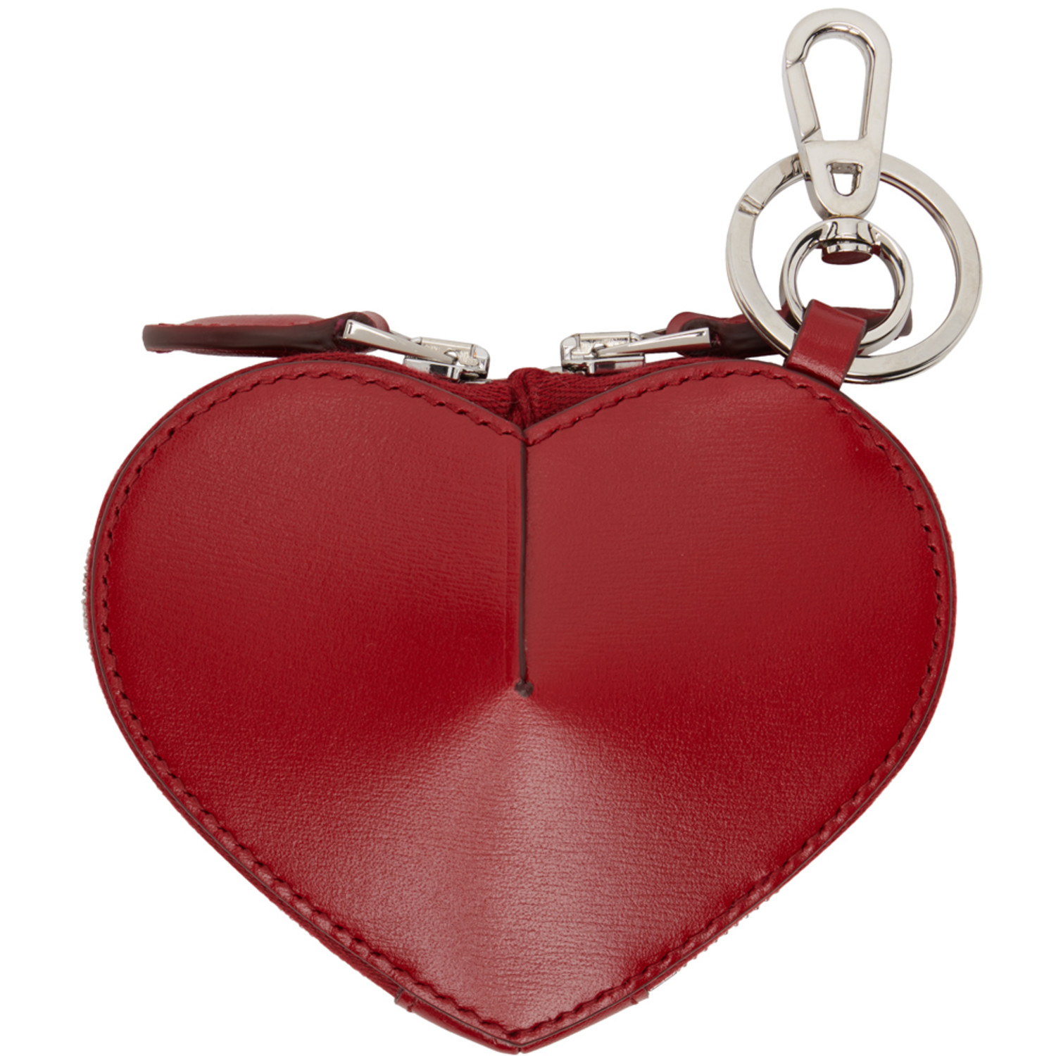  Alaïa Red Mini 'le Cœur' Coin Pouch 