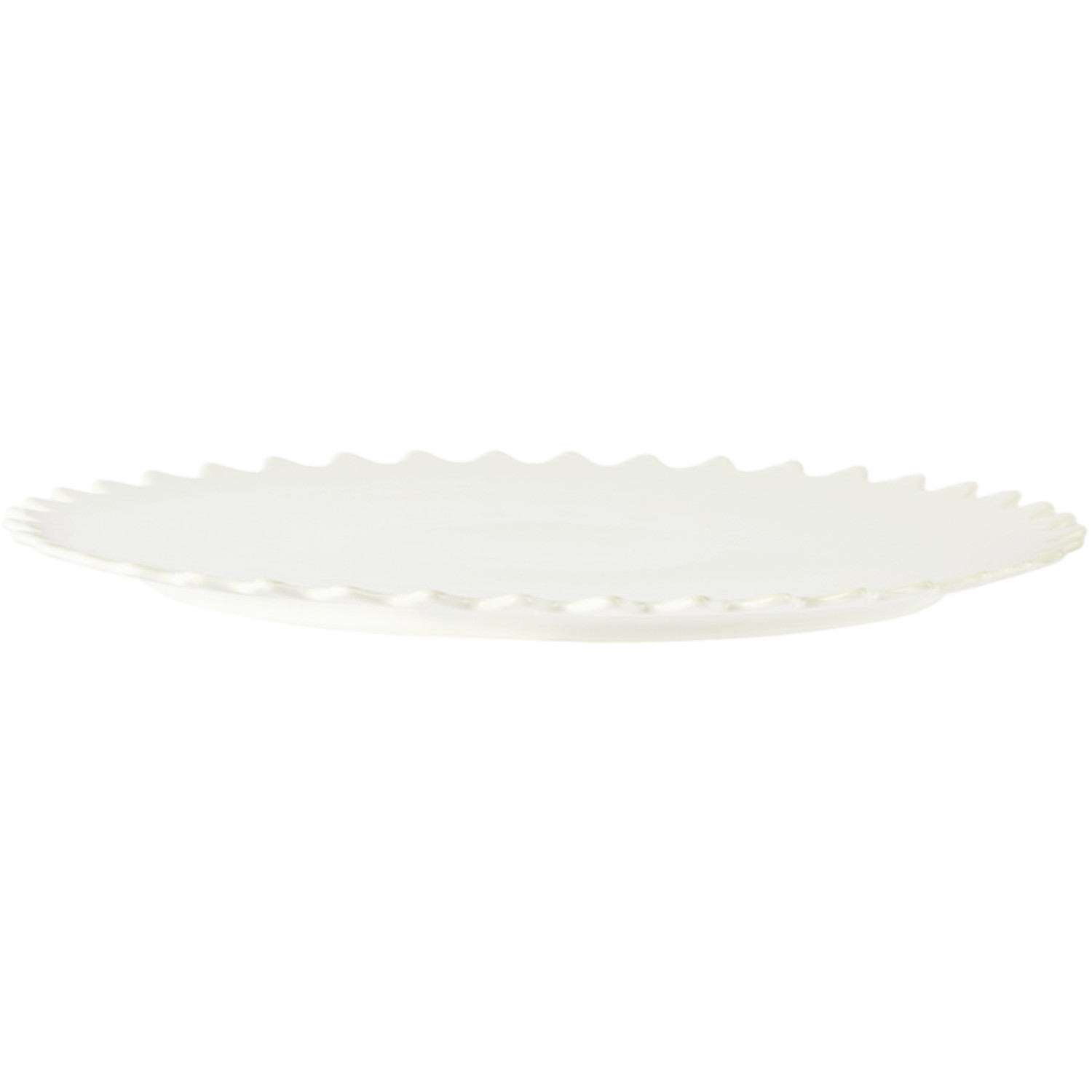  Fazeek White Zigzag Platter 