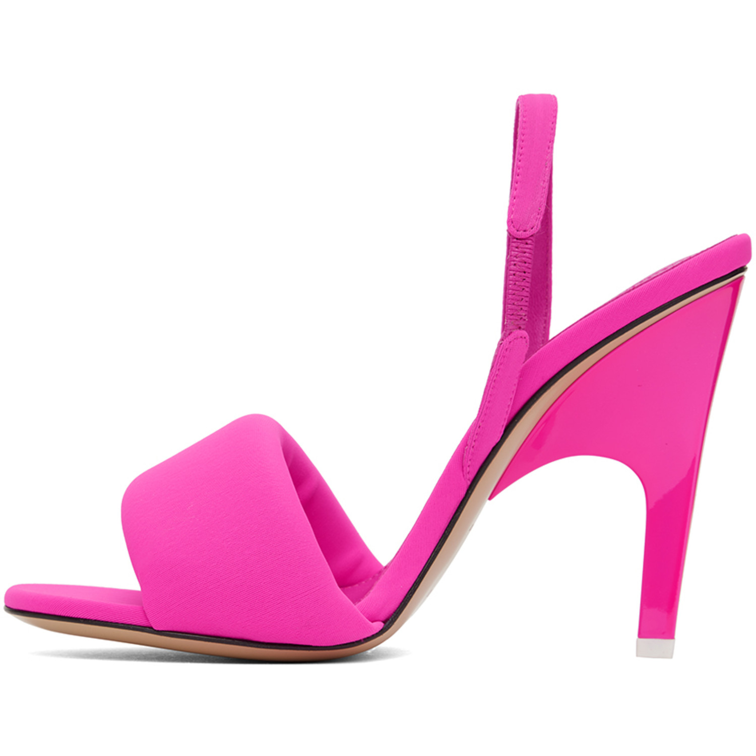  The Attico Pink Rem Heeled Sandals 