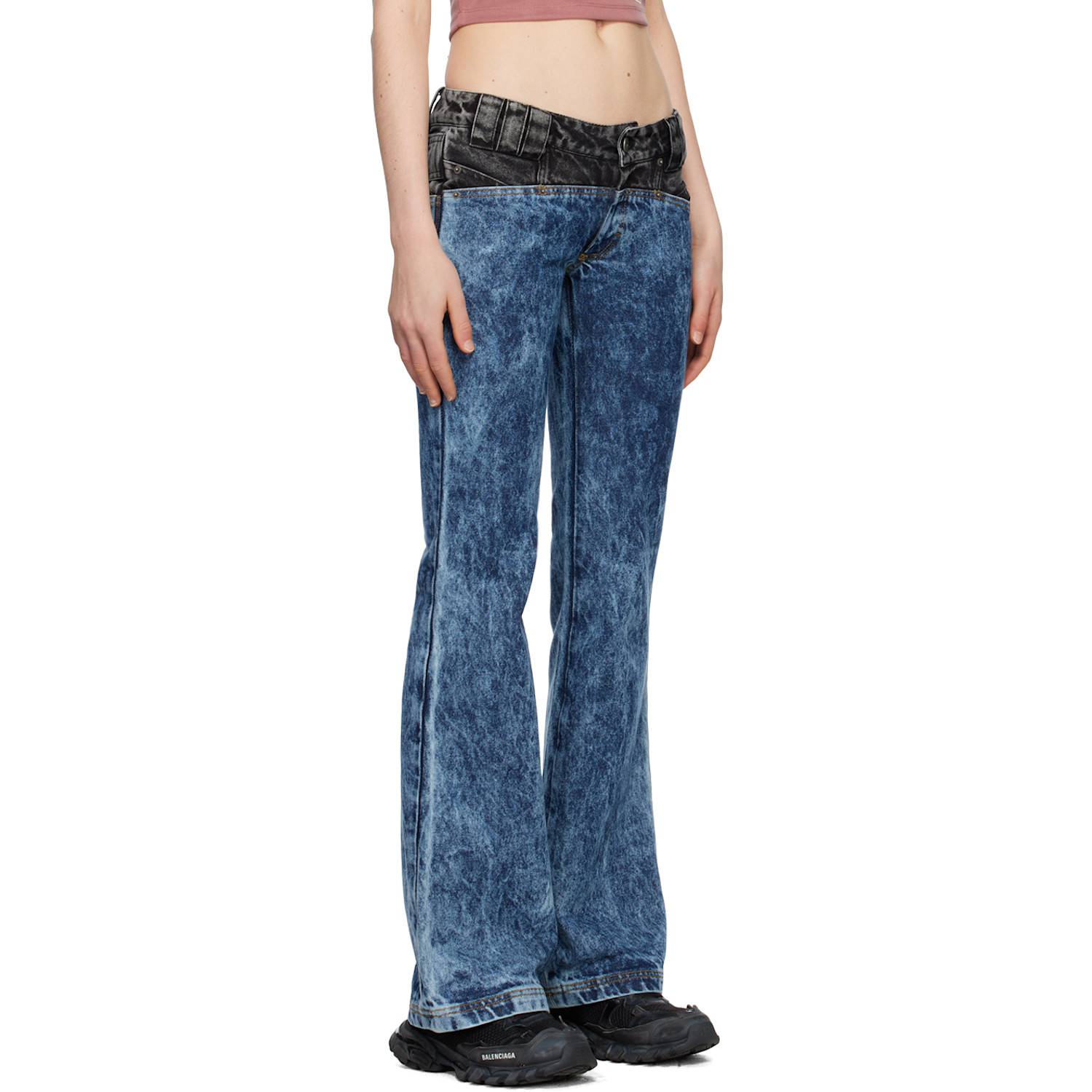  Barragán Blue & Black Cruz Jeans 