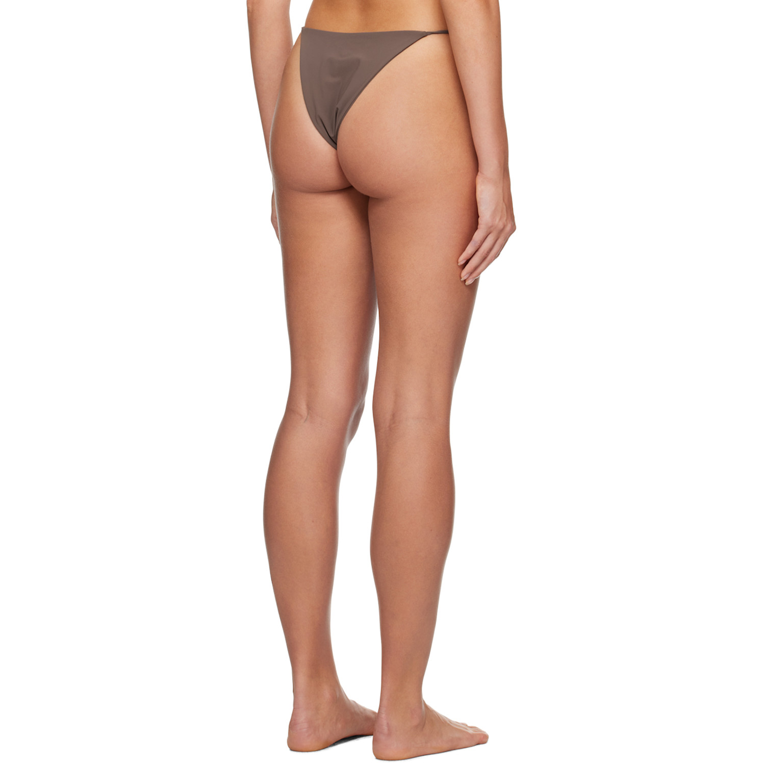  Magda Butrym Brown String Tie Bikini Bottoms 