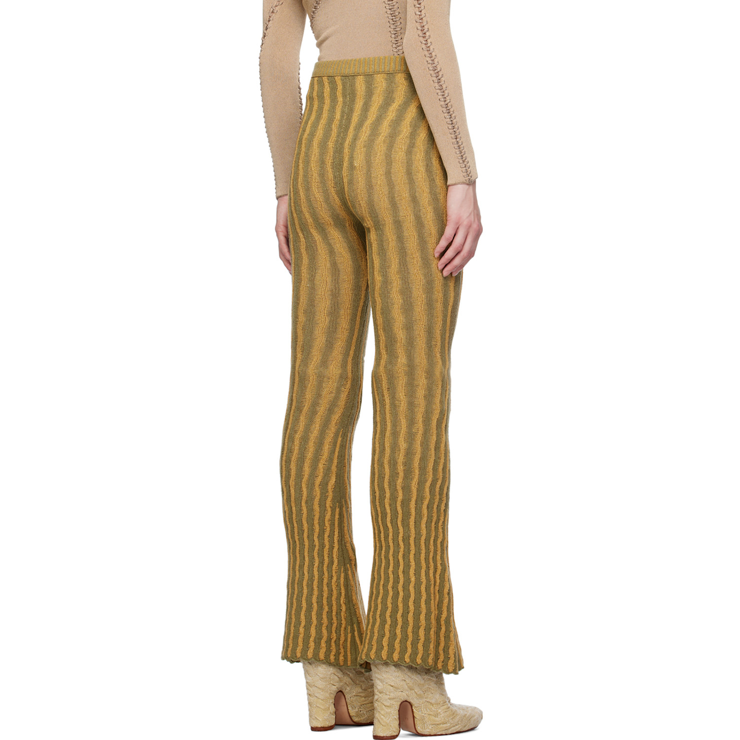  Isa Boulder Ssense Exclusive Green & Orange Lounge Pants 