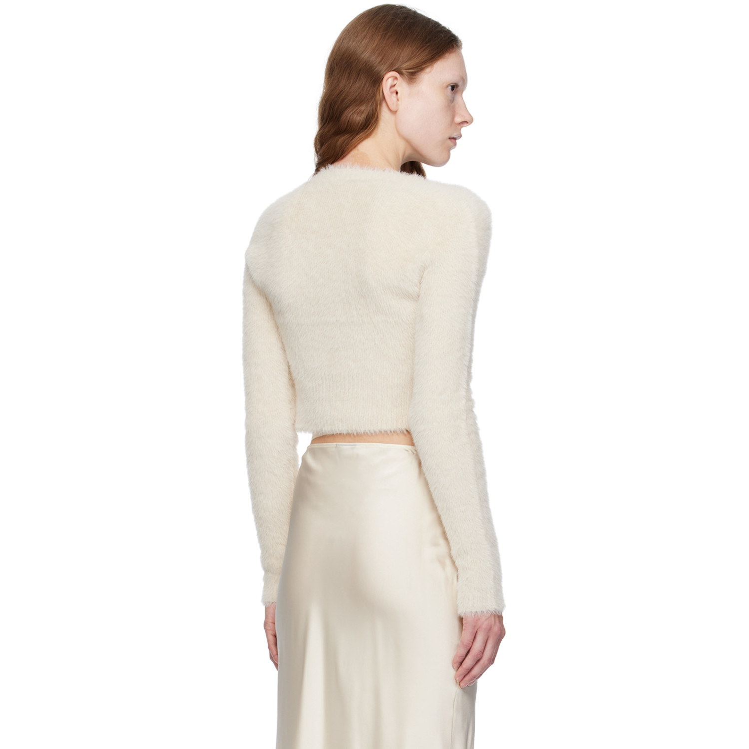  Jacquemus Off-white Le Papier 'la Maille Neve Manches Longues' Cardigan 