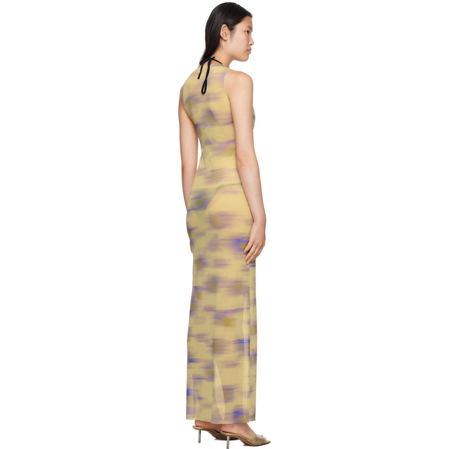  Binya Green Saturno Maxi Dress 