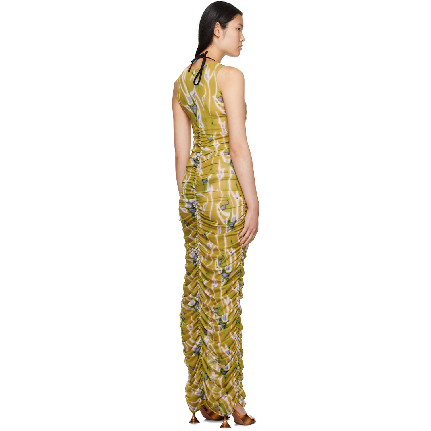  Binya Green Lisa Maxi Dress 