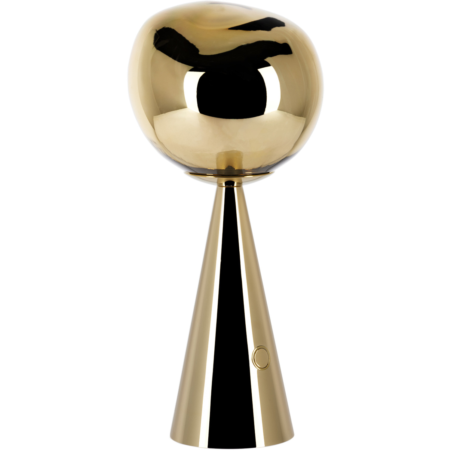  Tom Dixon Gold Melt Portable Table Lamp 