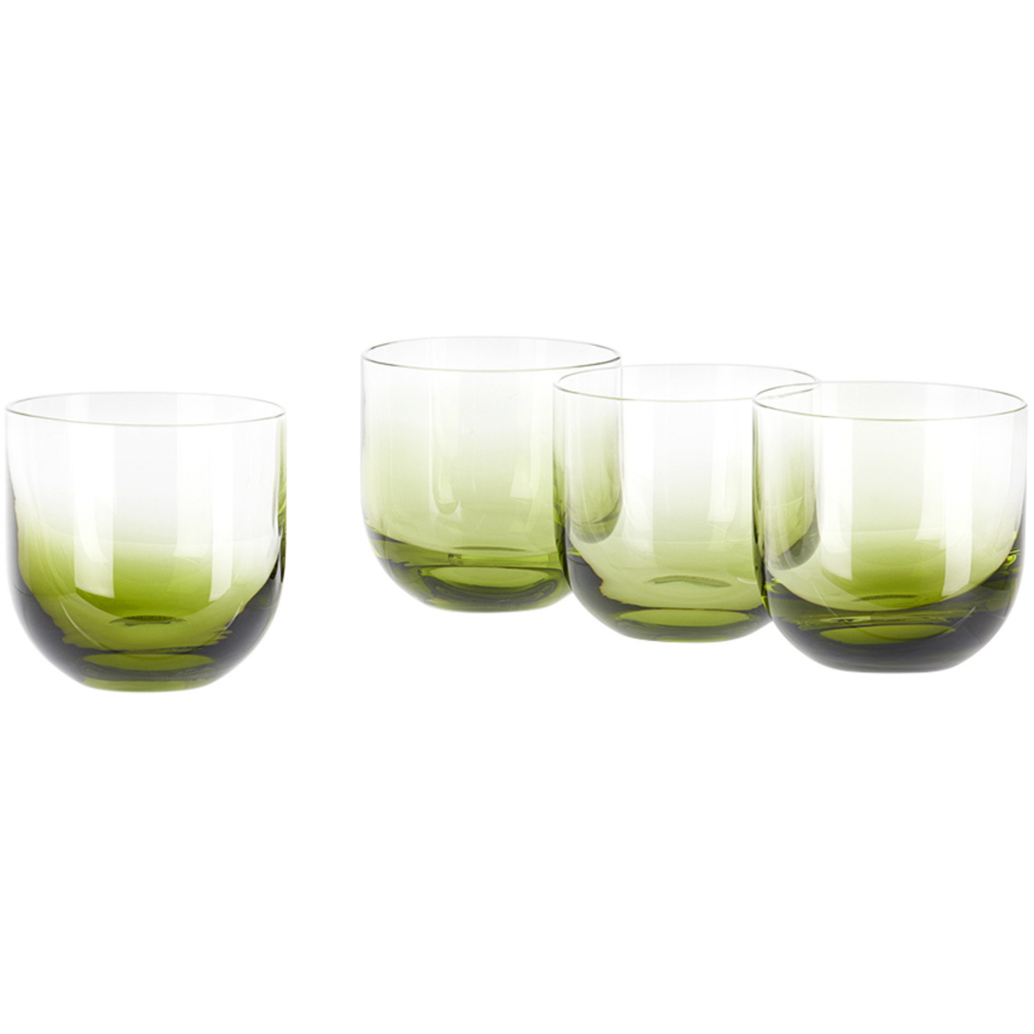  Tom Dixon Green Tank Whiskey Glasses Gift Set, 4 Pcs 