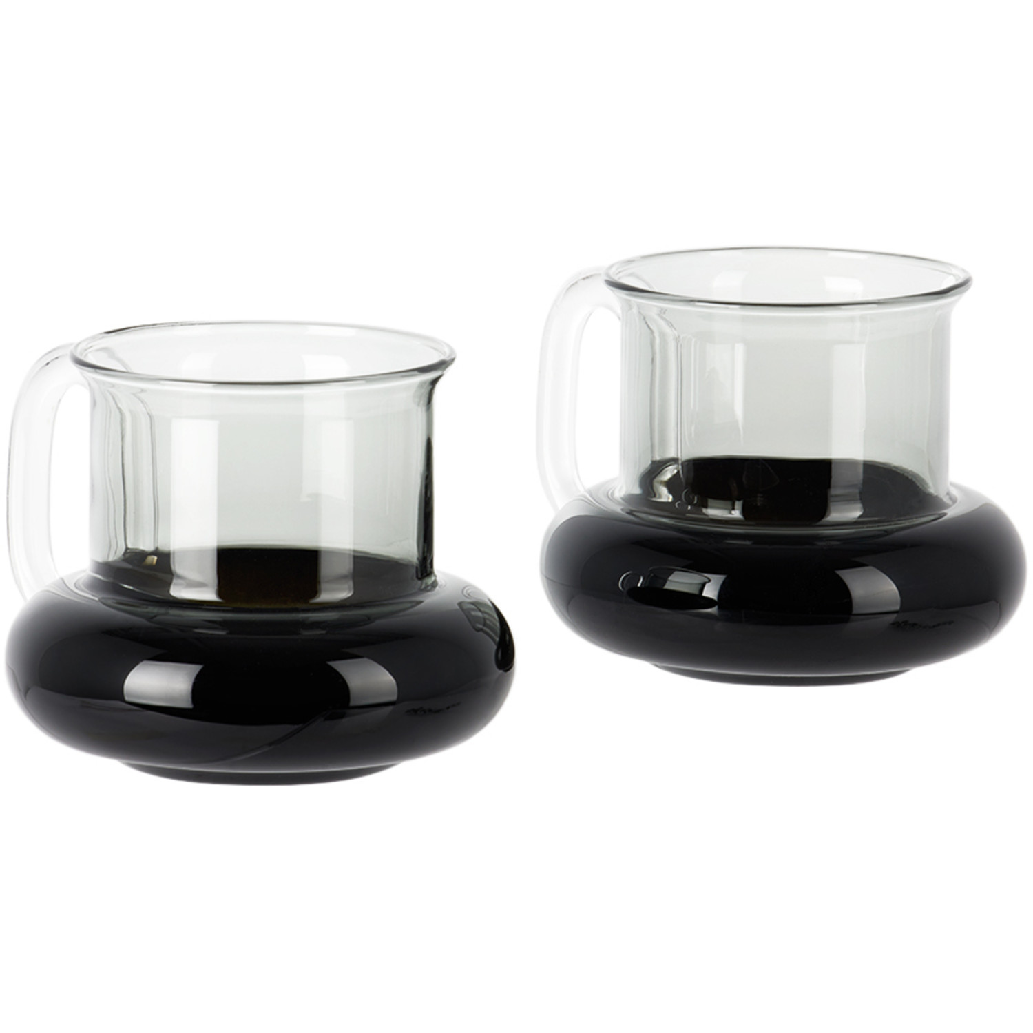  Tom Dixon Black Bump Tea Cup Set 