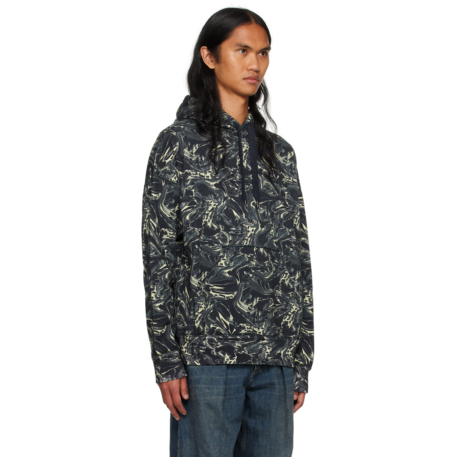  Isabel Marant Navy Marvin Hoodie 