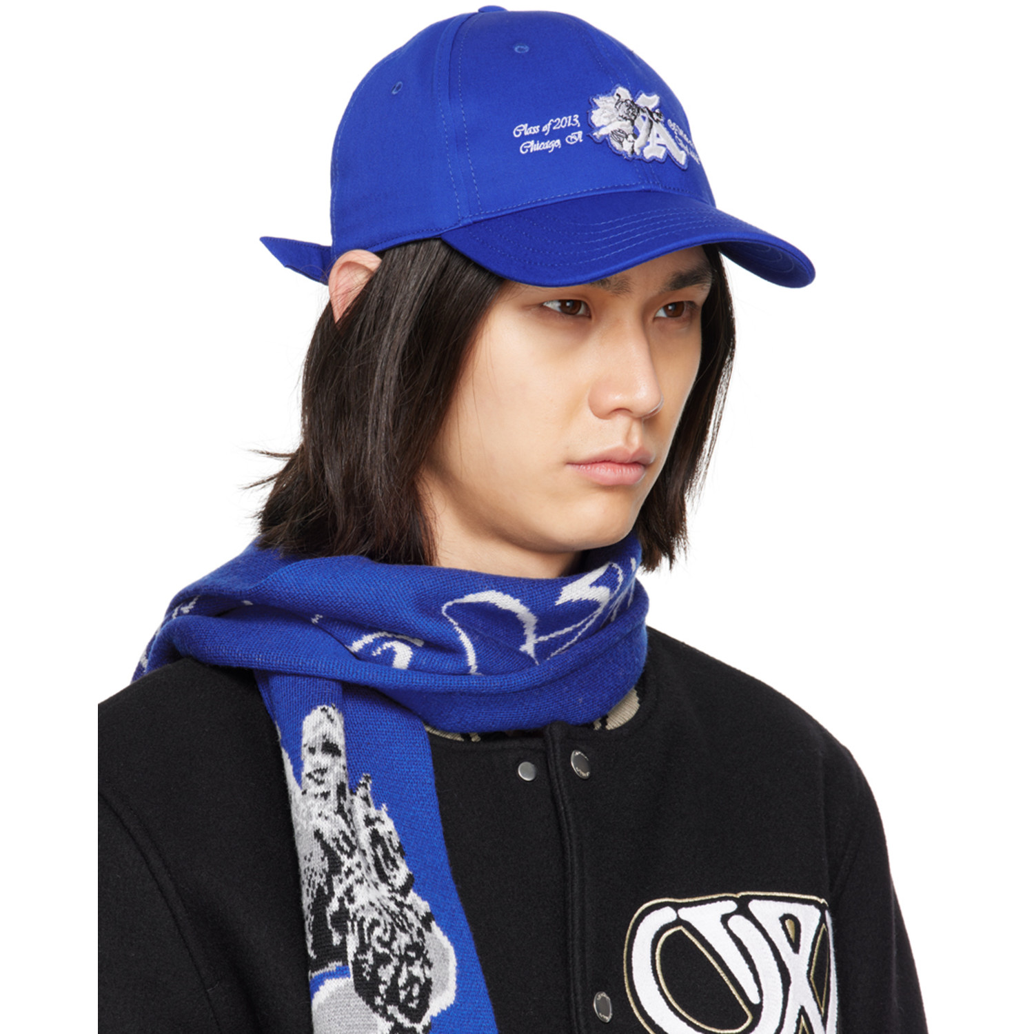  Off-white Blue 'va' Baseball Cap 