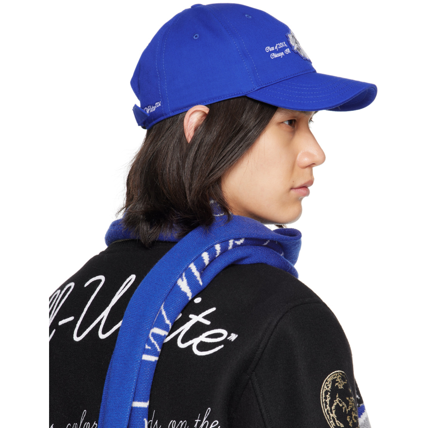  Off-white Blue 'va' Baseball Cap 