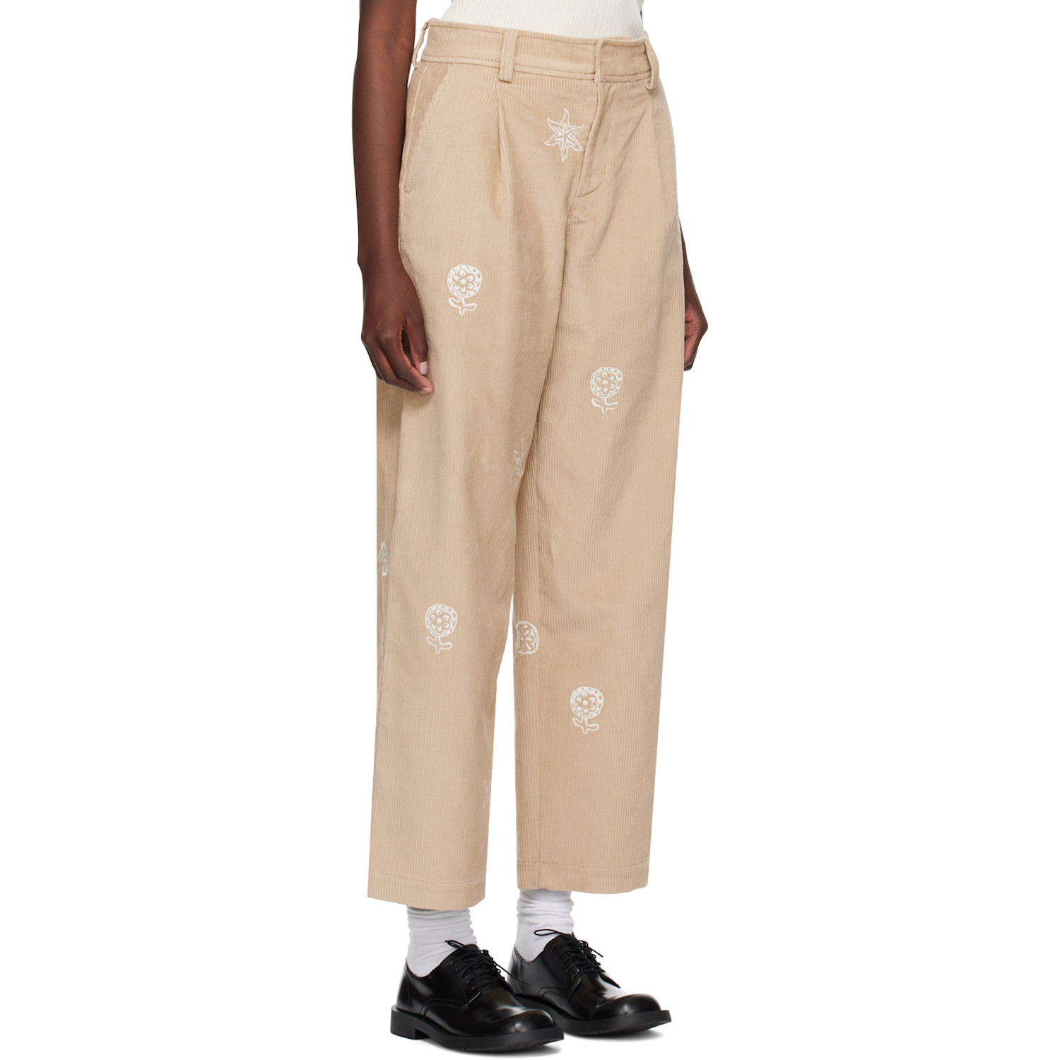  Soulland Beige Aidan Trousers 
