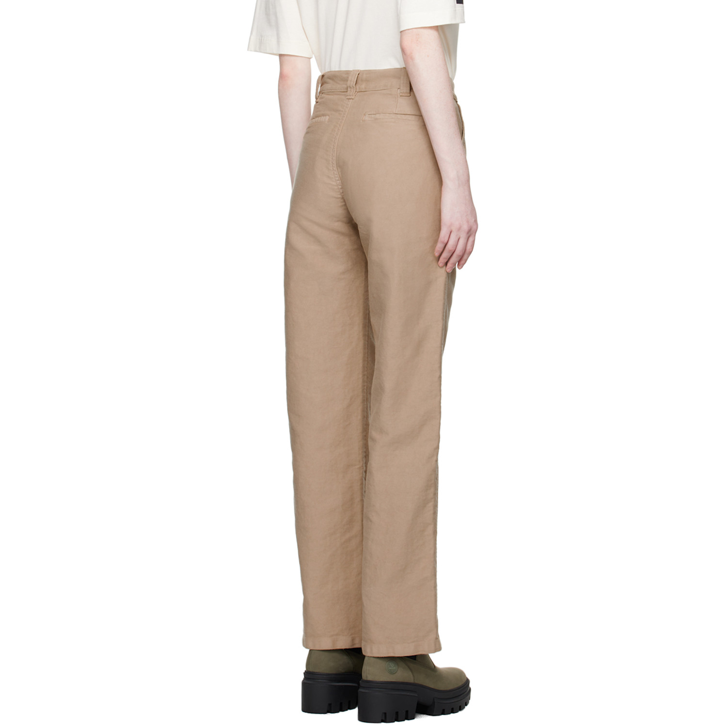  études Beige Gravure Trousers 