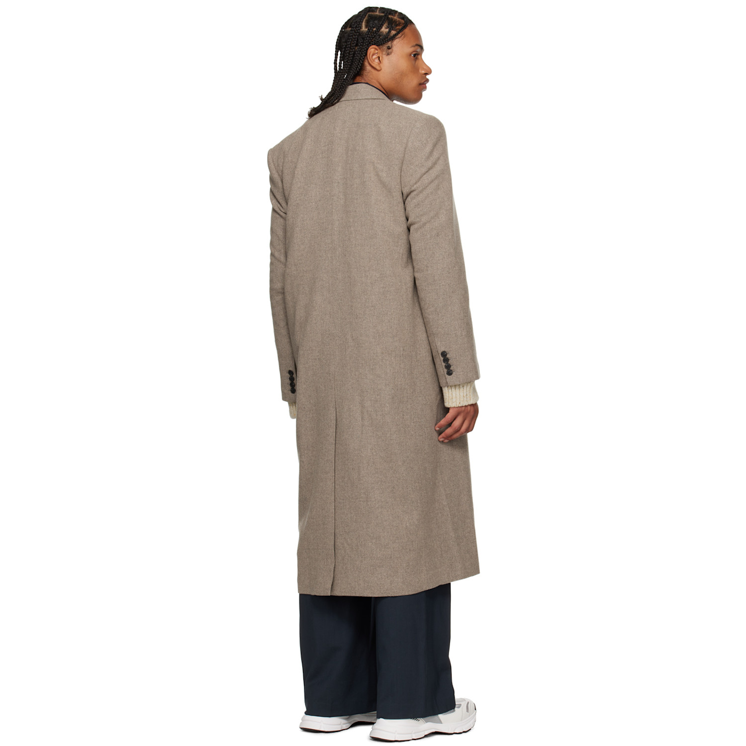  Low Classic Beige Double Long Coat 
