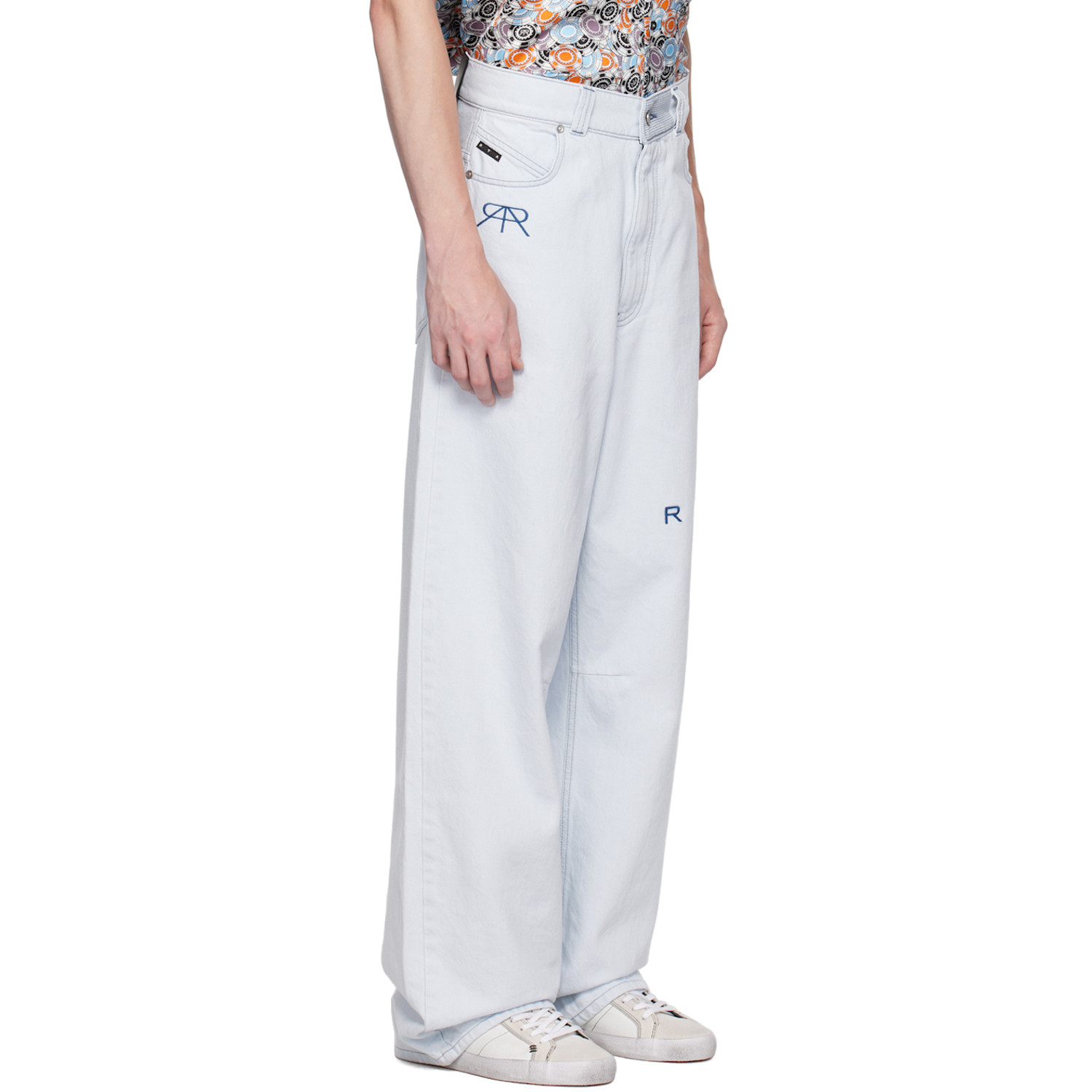  Rta Blue Wide Leg Jeans 