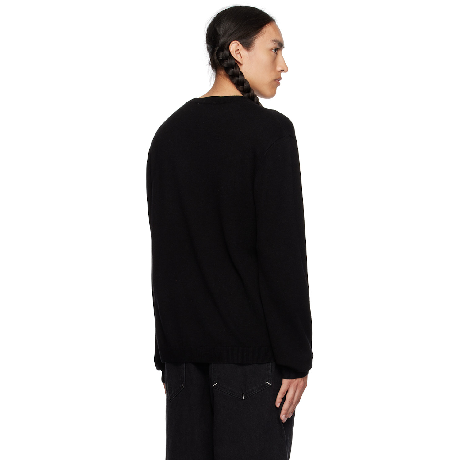 Rta Black Embroidered Sweater 