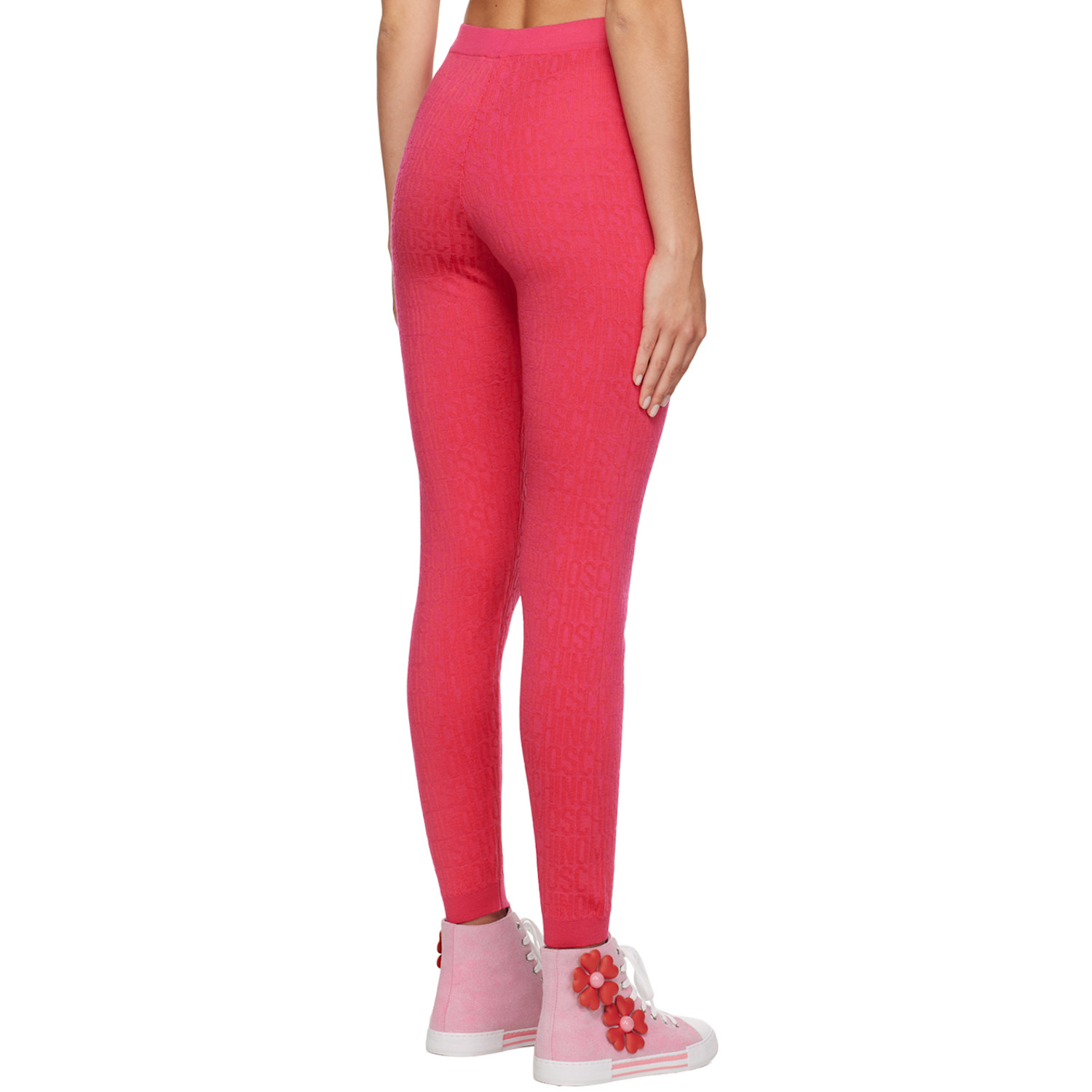  Moschino Pink All Over Leggings 