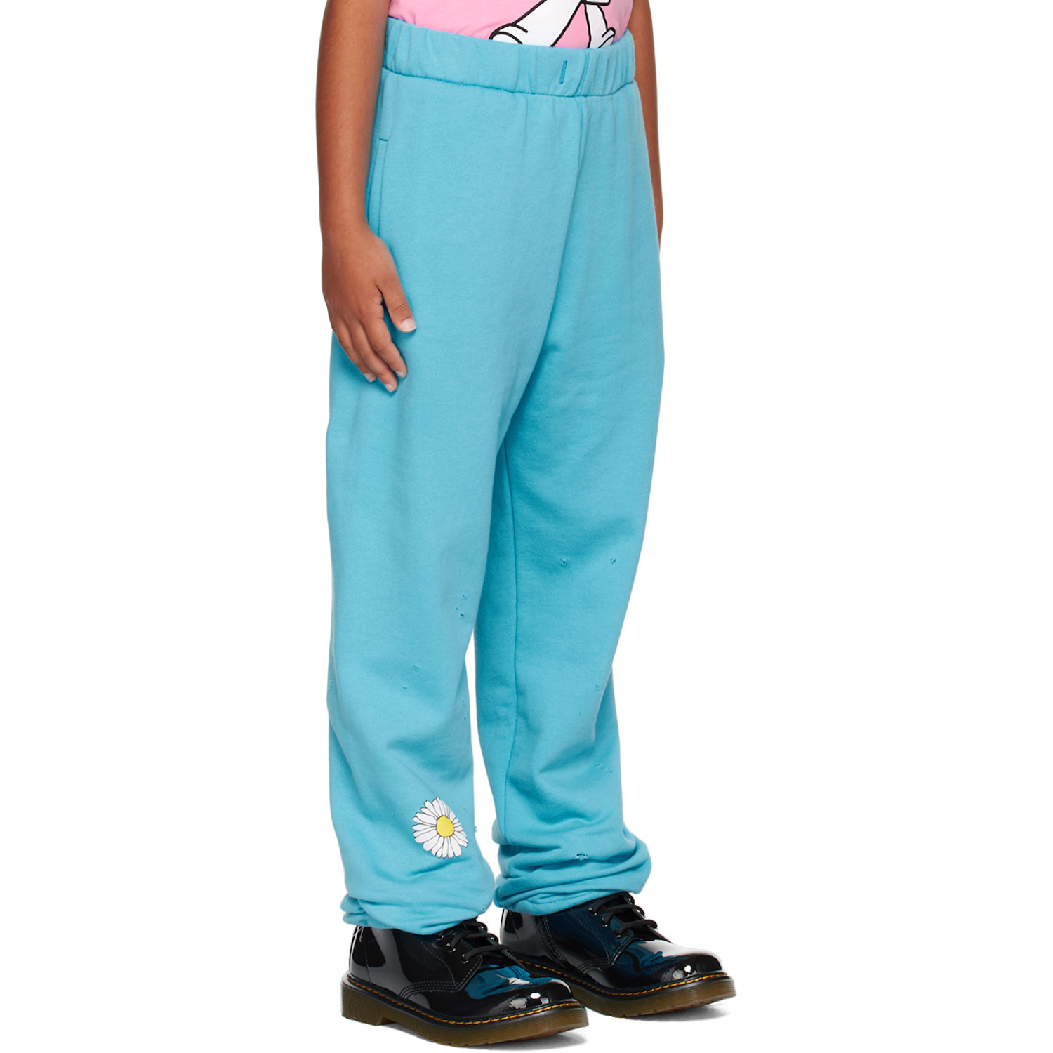  Nzkidzzz Kids Blue Distressed Sweatpants 