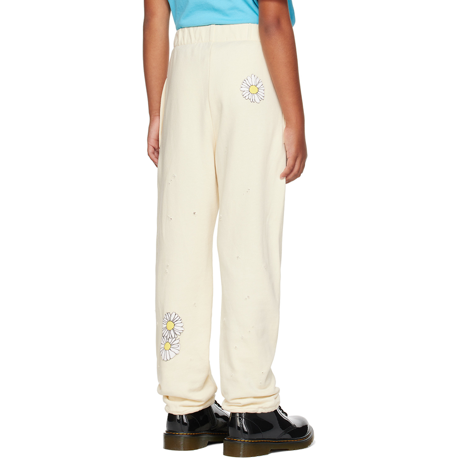  Nzkidzzz Kids Beige Distressed Sweatpants 