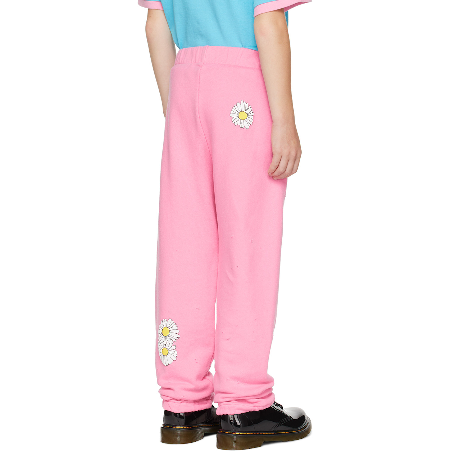  Nzkidzzz Kids Pink Distressed Sweatpants 