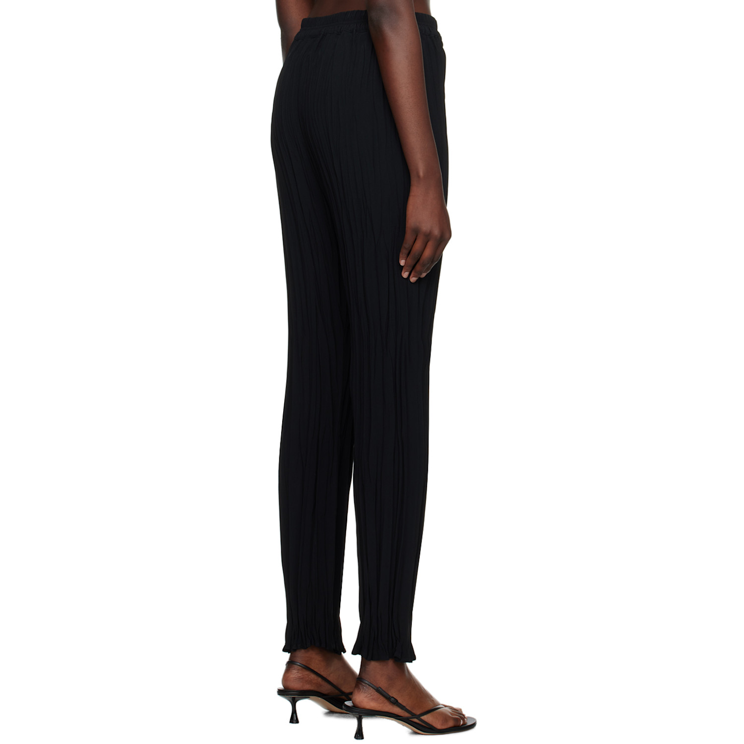  Bite Black Maisie Plissé Trousers 