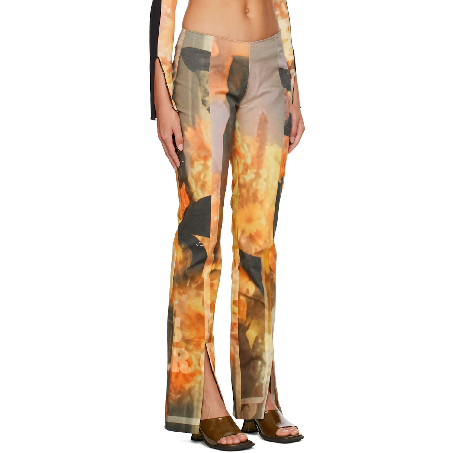  Elliss Orange Sunflower Jeans 