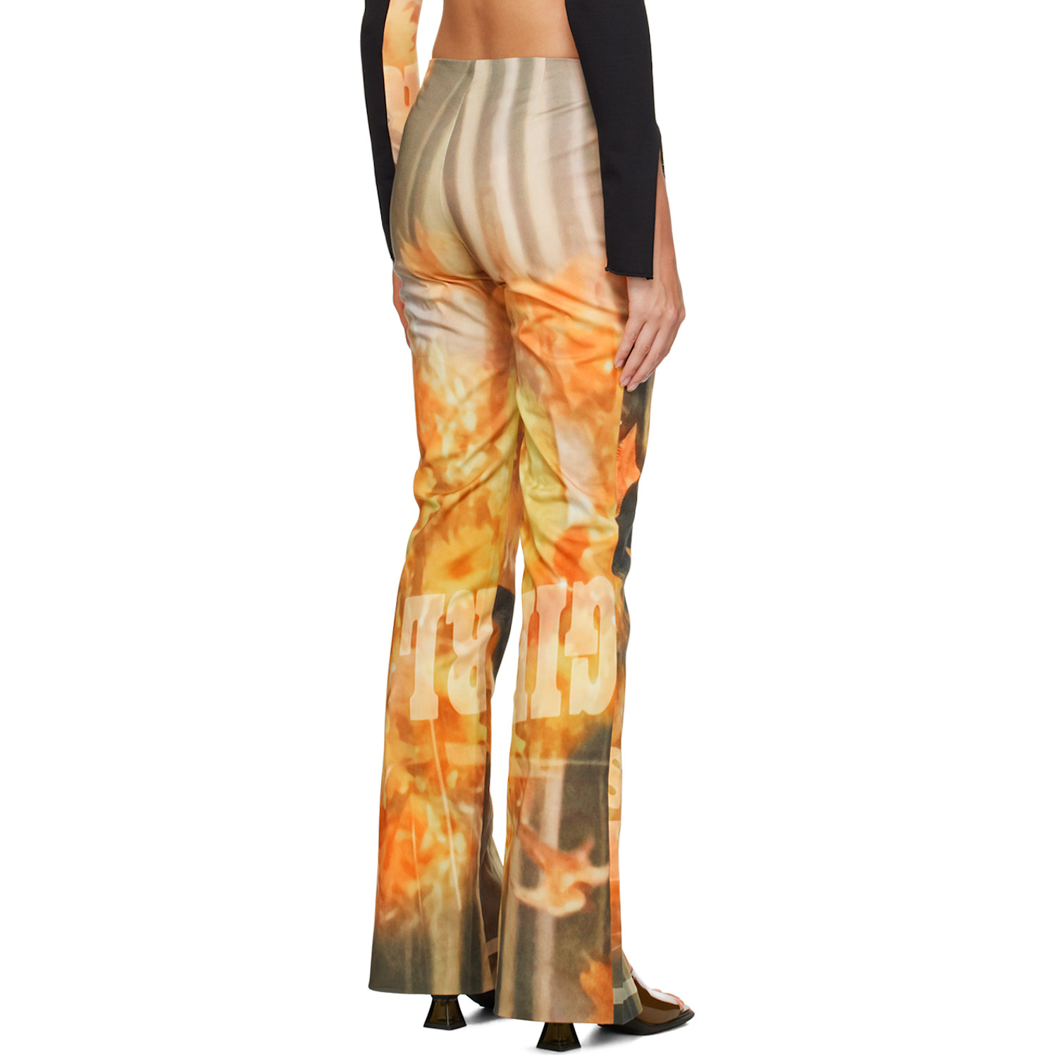  Elliss Orange Sunflower Jeans 