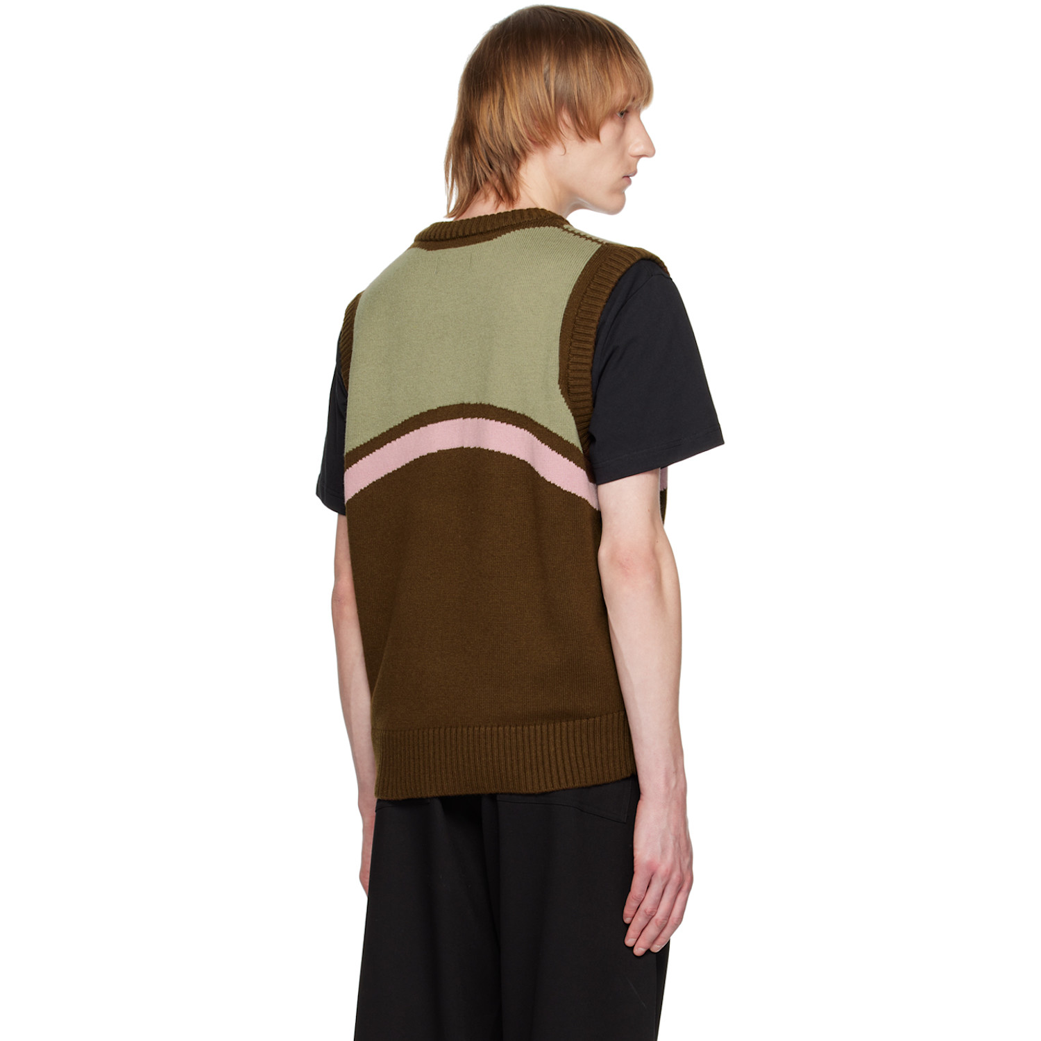  Insatiable High Ssense Exclusive Brown Marshmallow Dasher Vest 