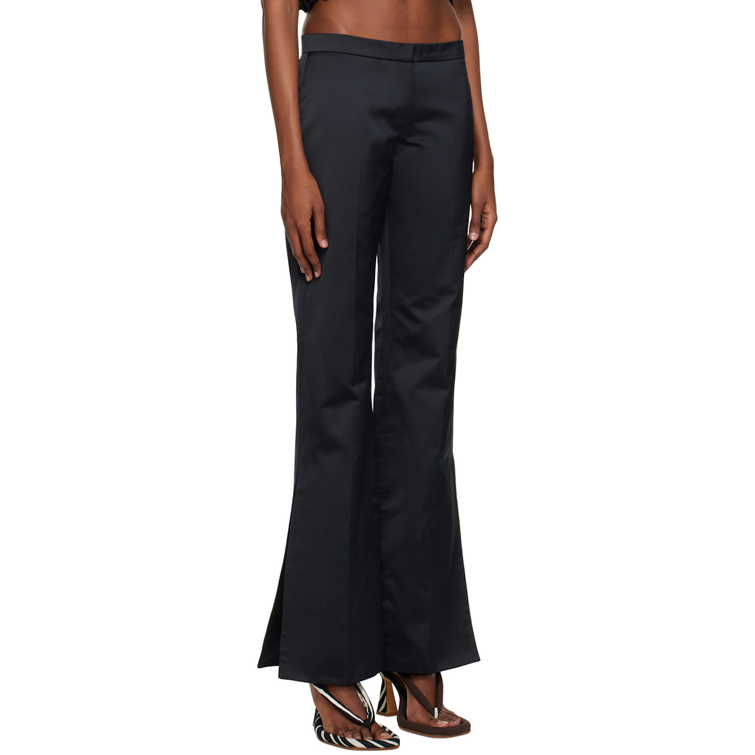 Feben Black Vented Trousers 