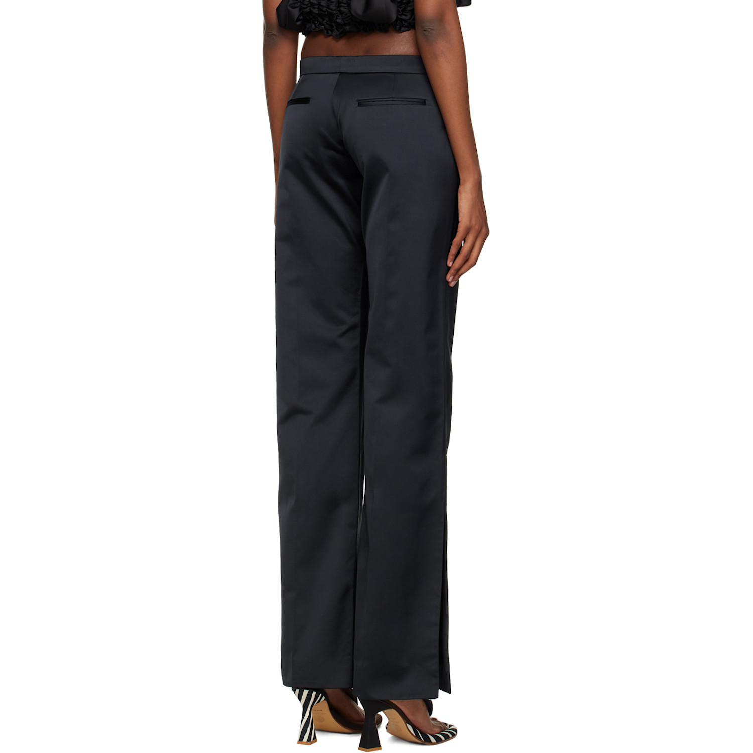  Feben Black Vented Trousers 