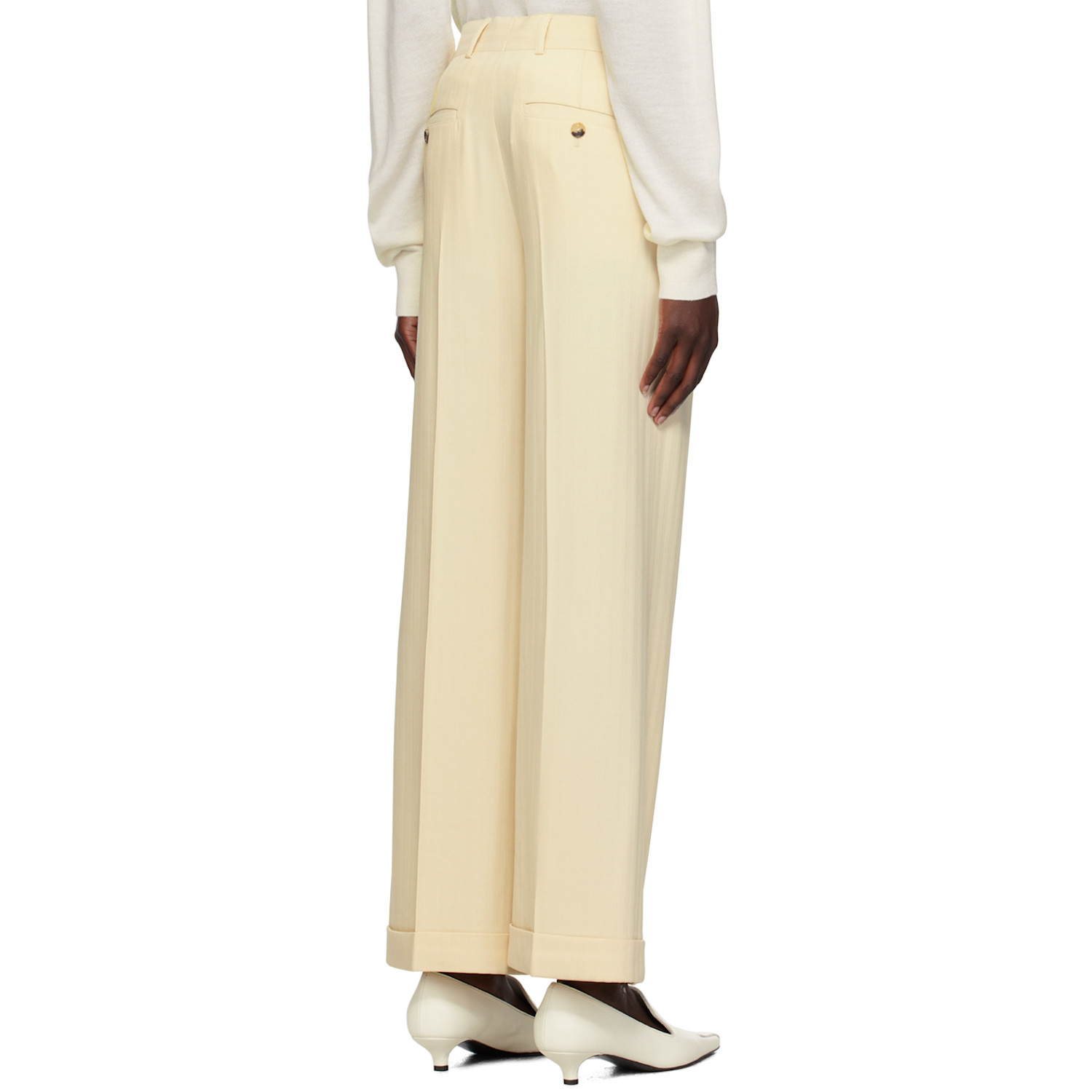  Toteme Beige Tailored Trousers 