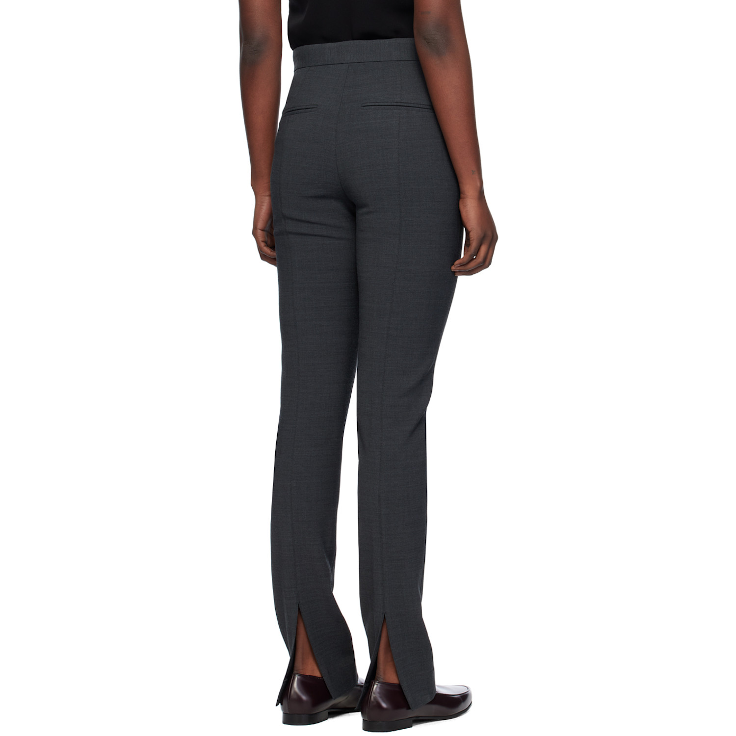  Toteme Gray Slim Trousers 