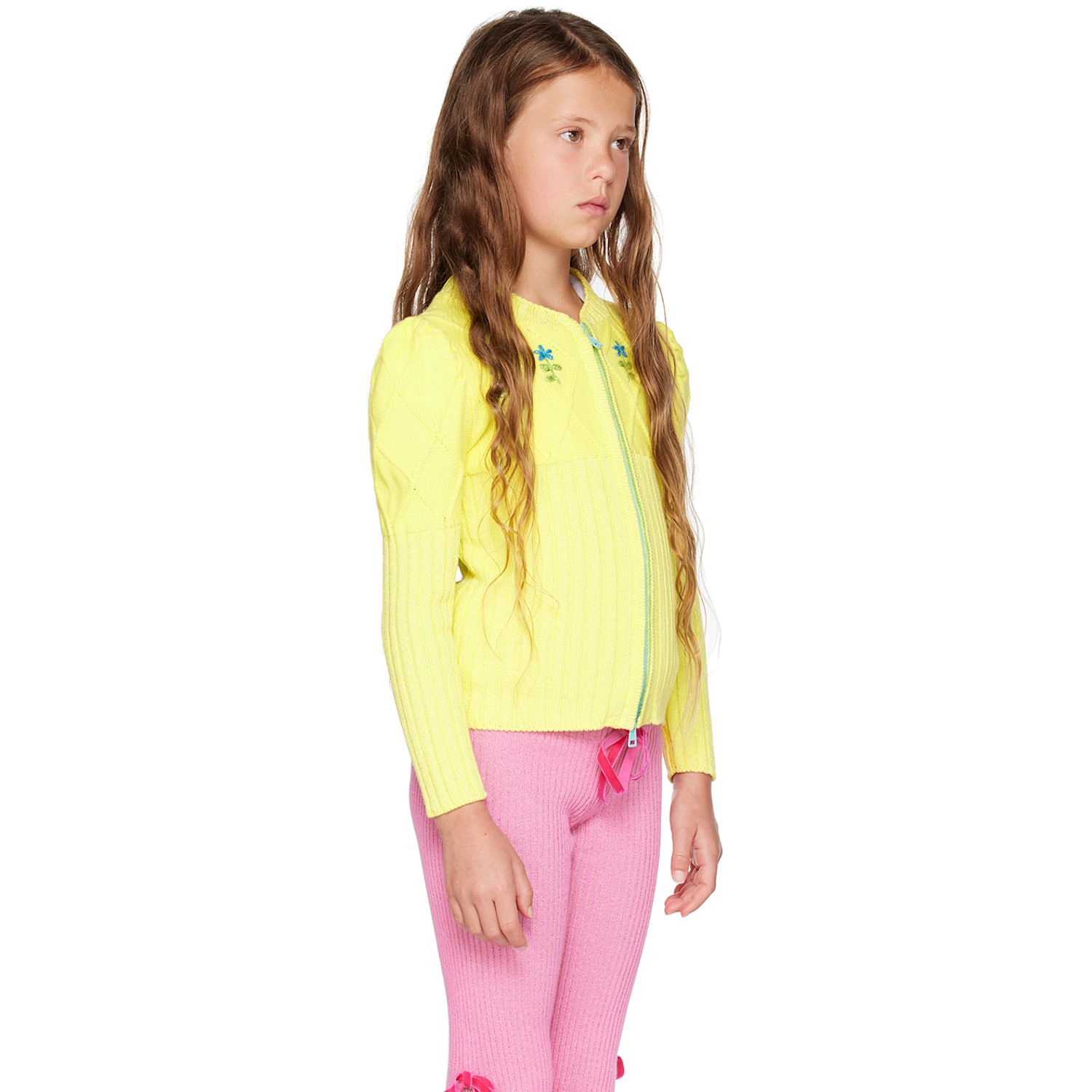  Cormio Kids Yellow Zip-up Cardigan 