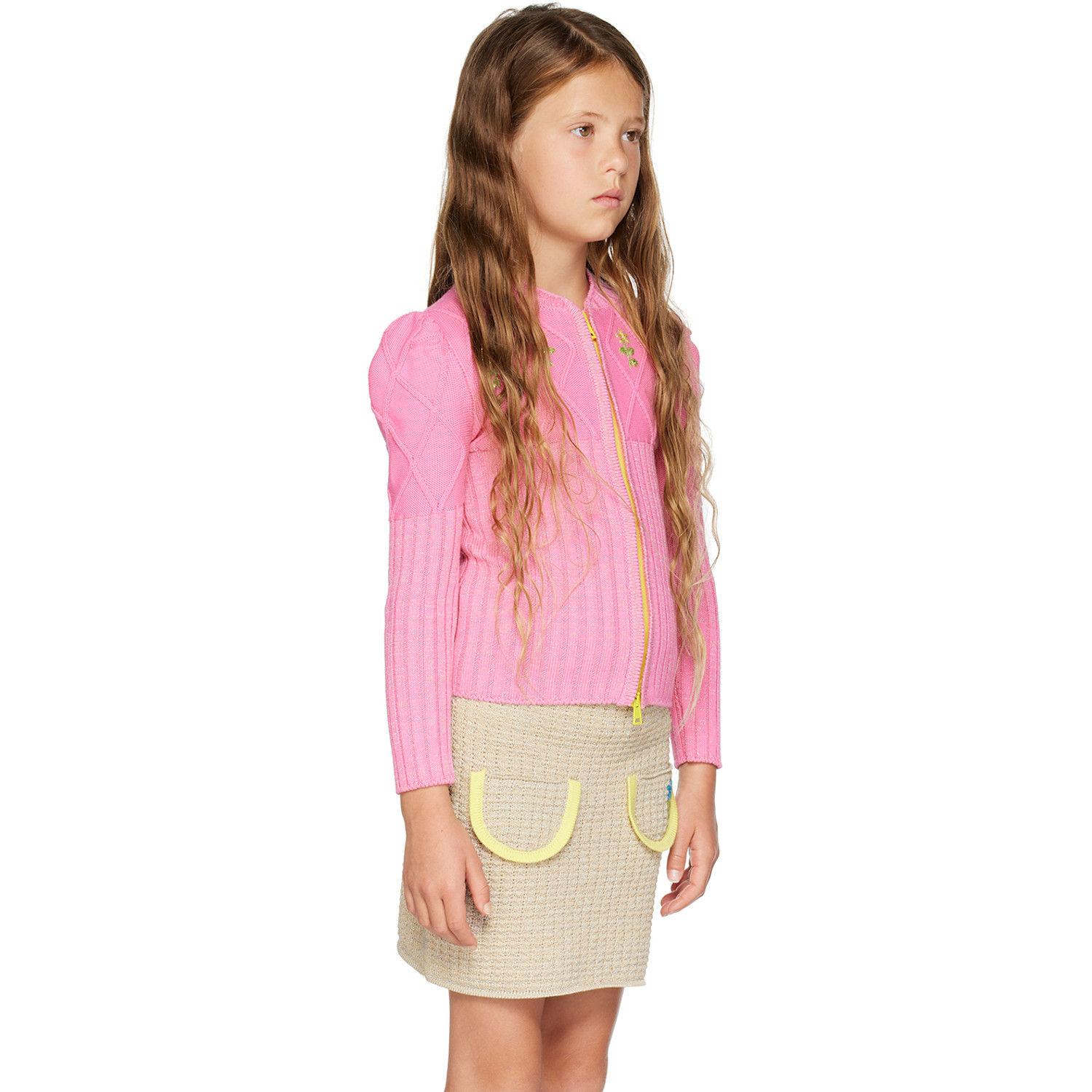  Cormio Kids Pink Zip-up Cardigan 