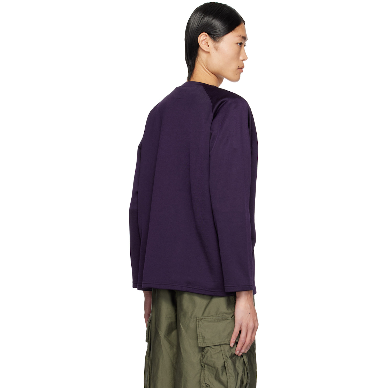  Needles Purple V-neck Cardigan 