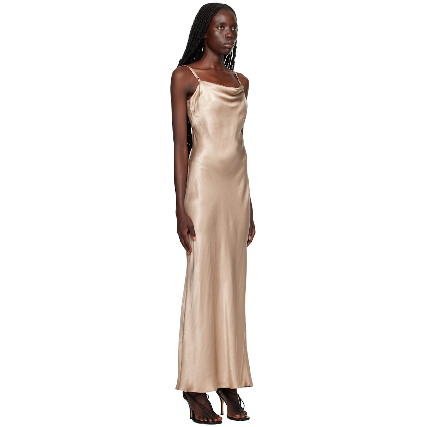  Bec + Bridge Taupe Malia Maxi Dress 