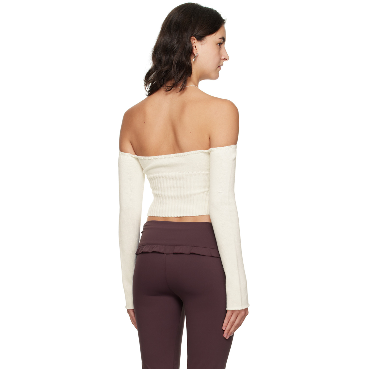 Guizio White Bayberi Sweater 