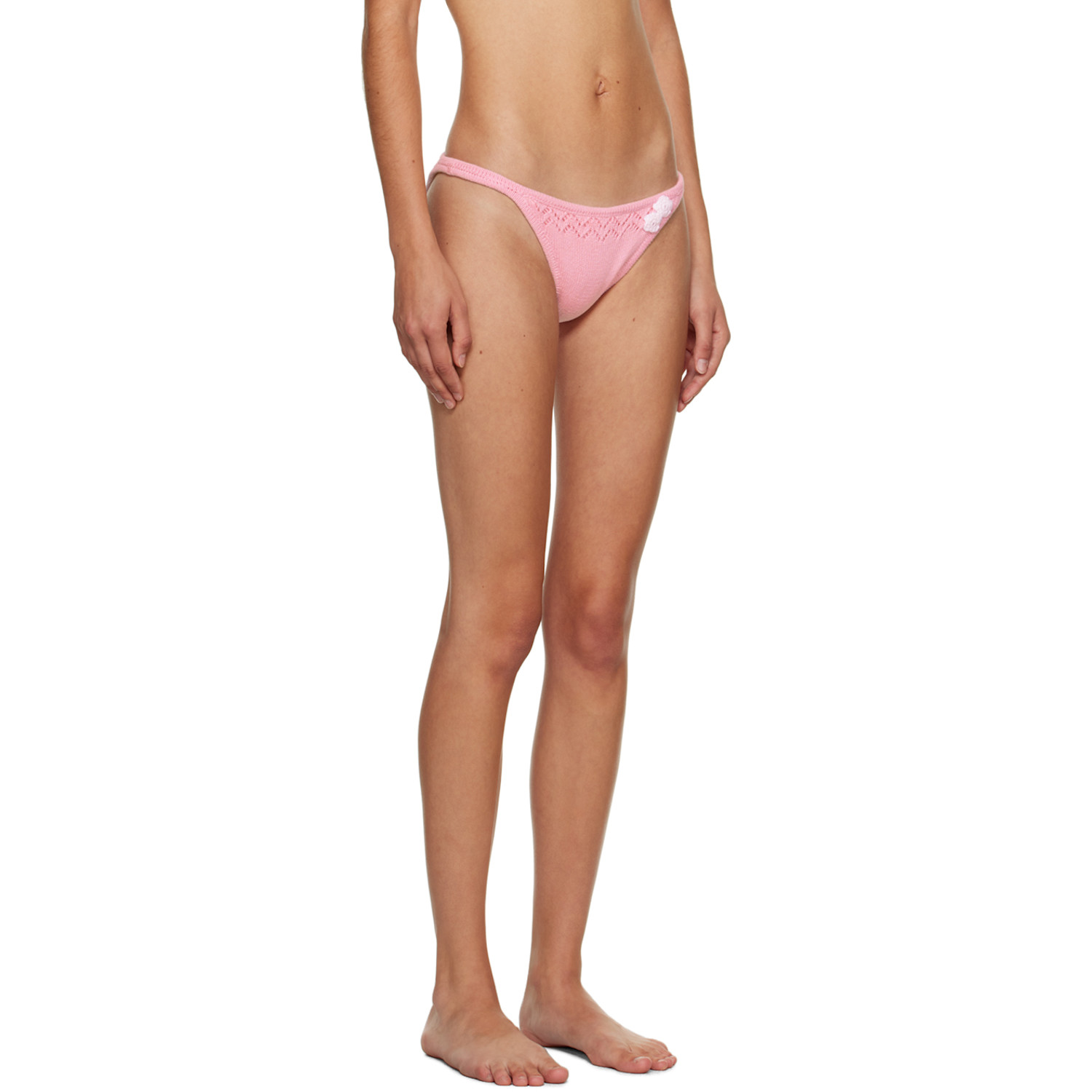  Guizio Pink Frankies Bikinis Edition Tide Bikini Bottoms 