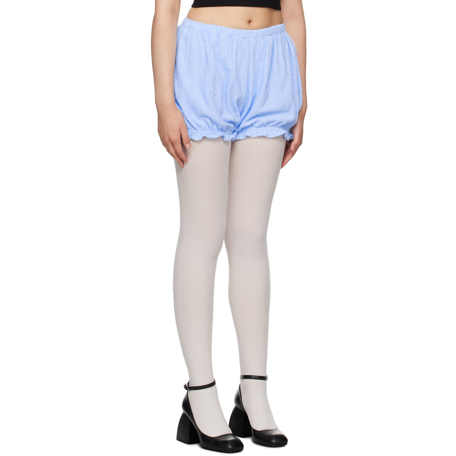  Shushu/tong Blue Ruffle Shorts 