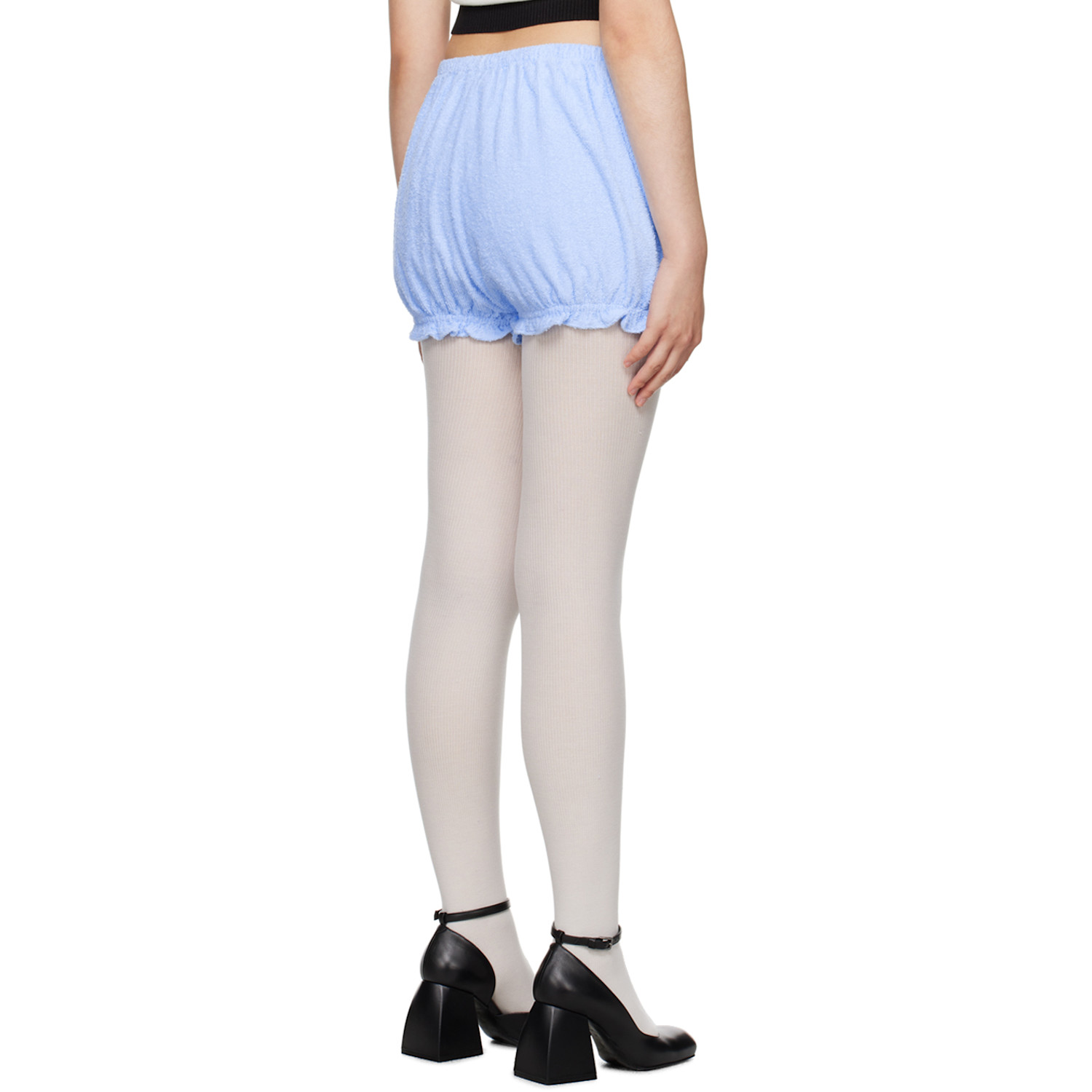  Shushu/tong Blue Ruffle Shorts 