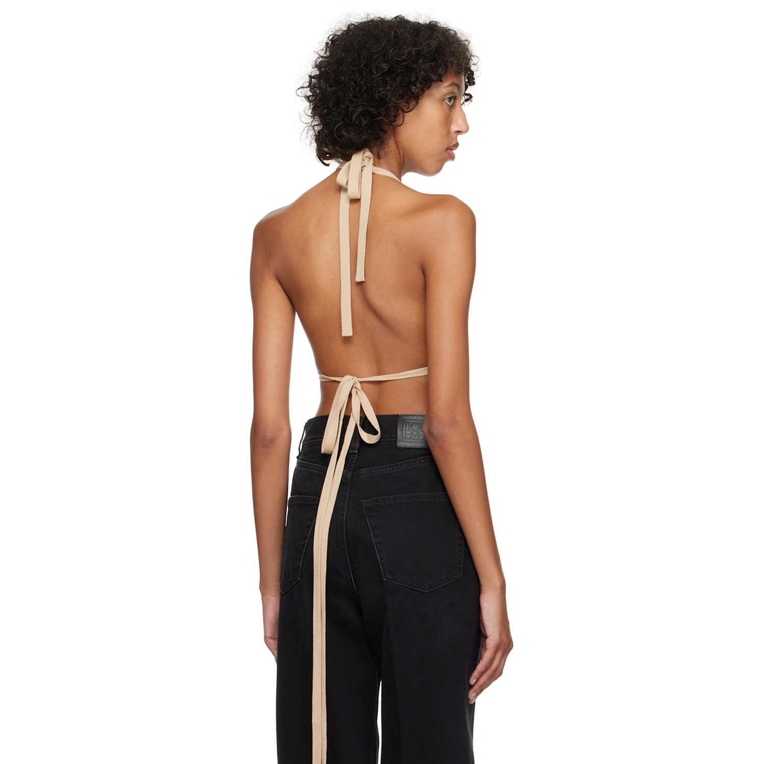  Joseph Beige Beach Bra Tank Top 