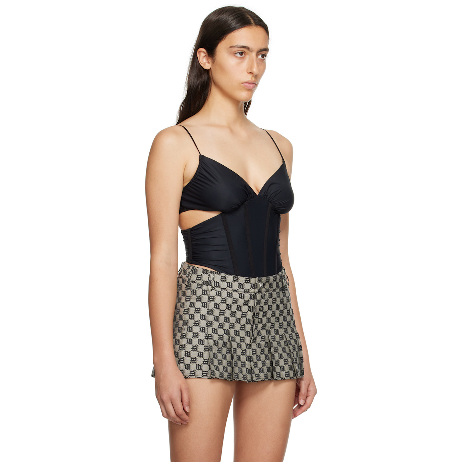  Misbhv Black Cropped Camisole 