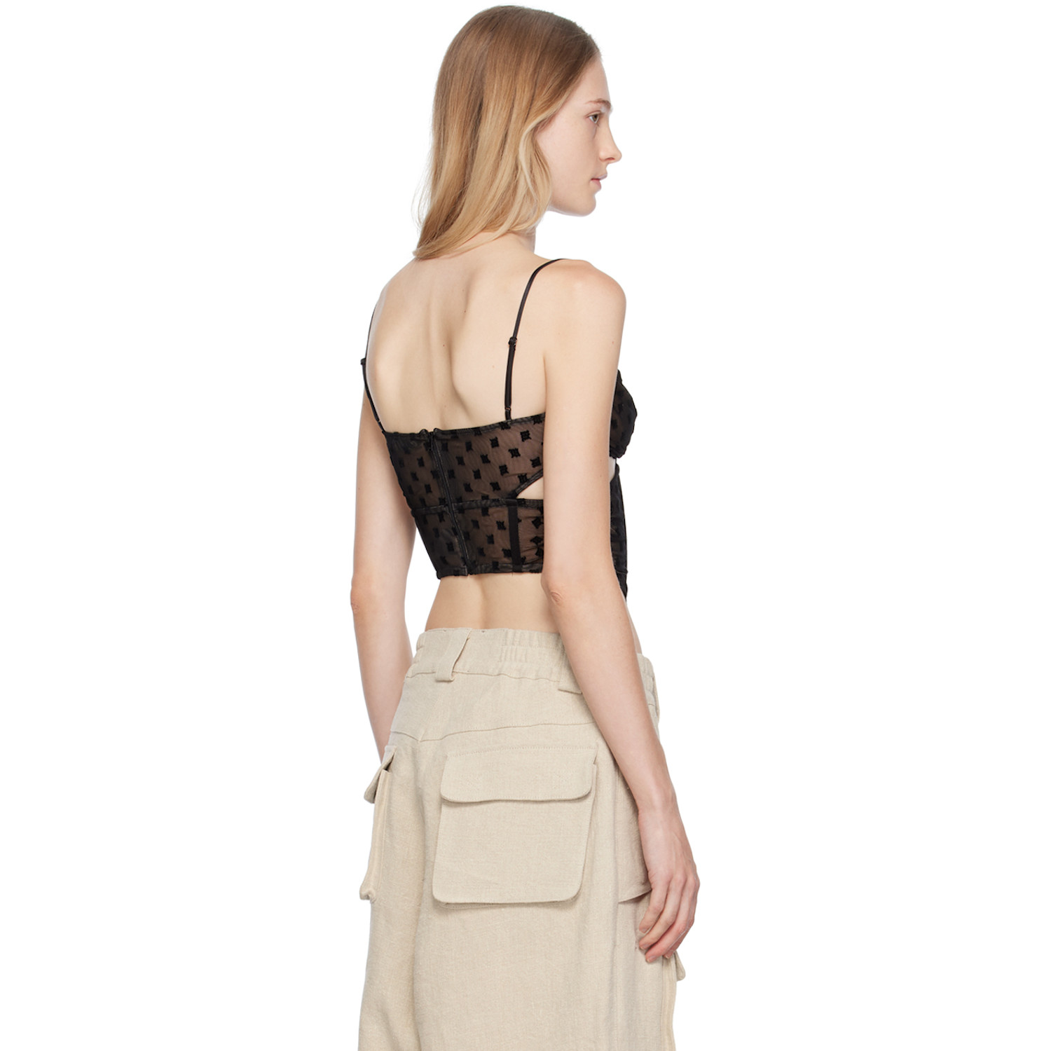  Misbhv Black Monogram Corset 