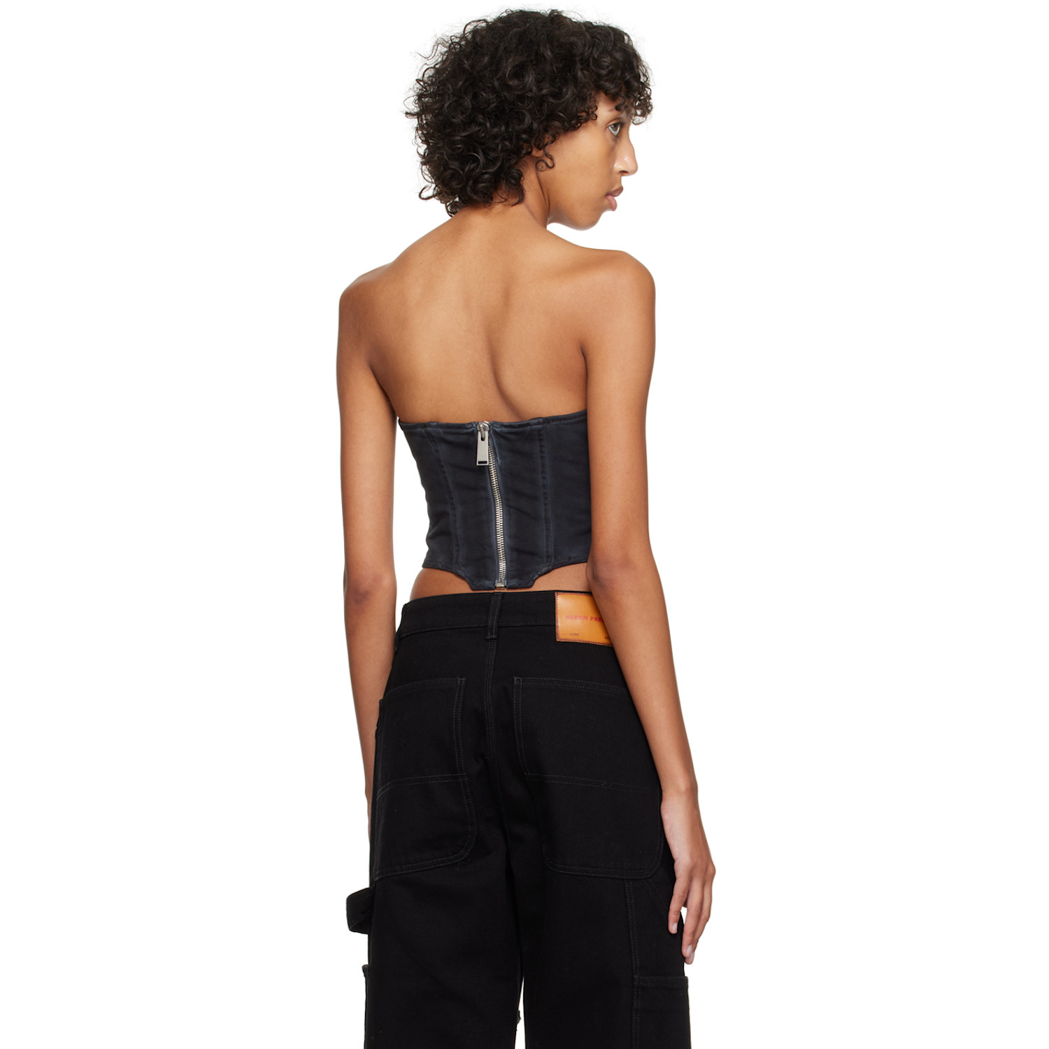  Heron Preston Black Washed Tank Top 