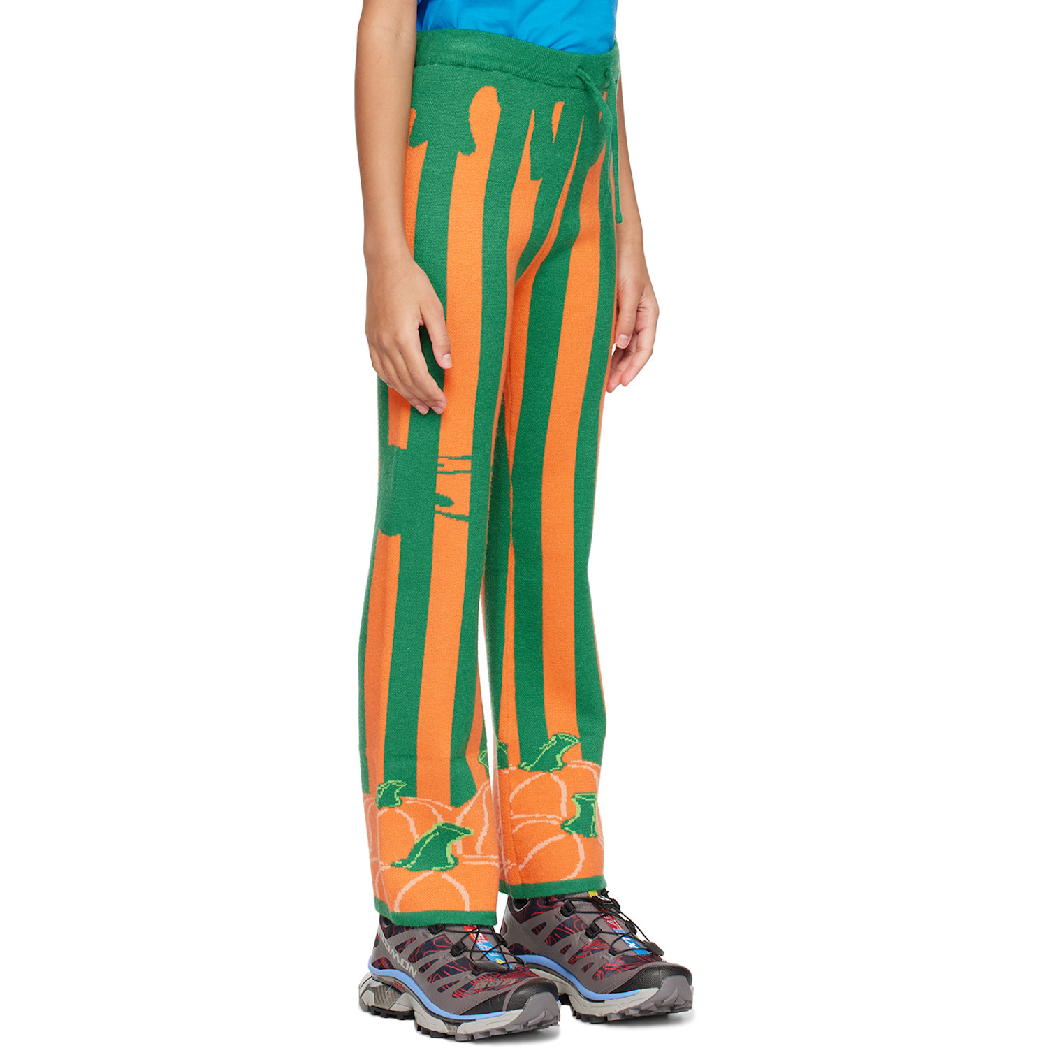  Helmstedt Ssense Exclusive Kids Green & Orange Sweatpants 