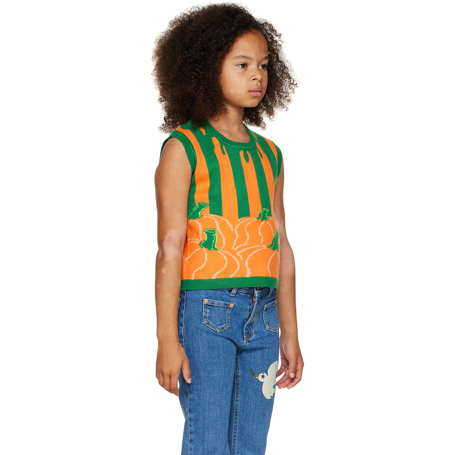  Helmstedt Ssense Exclusive Kids Orange & Green Ami Vest 